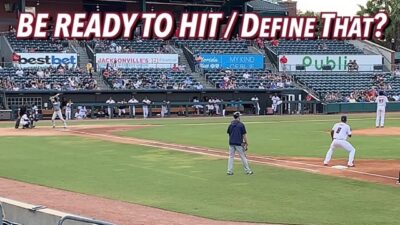 hitting drills for timing.